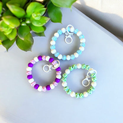 15mm Birthstone Collection Printed Silicone Bead (5 pack)