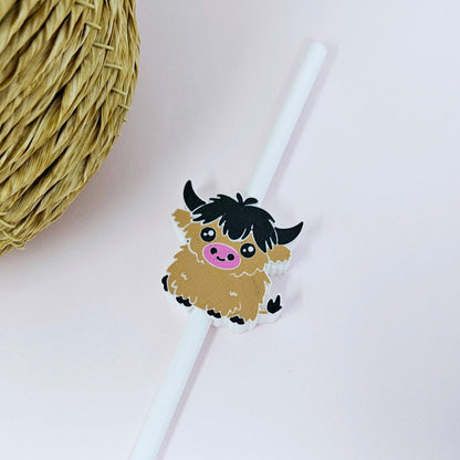 Baby Highland Cow Charm
