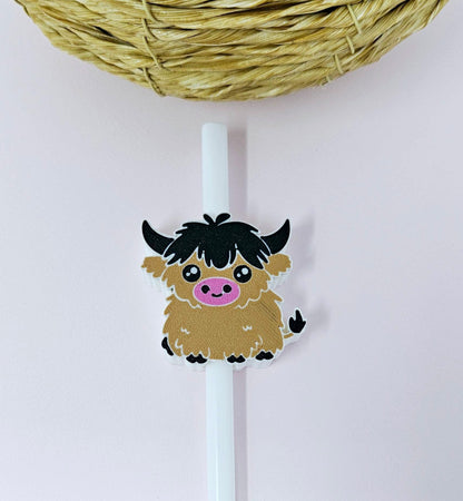 Baby Highland Cow Charm