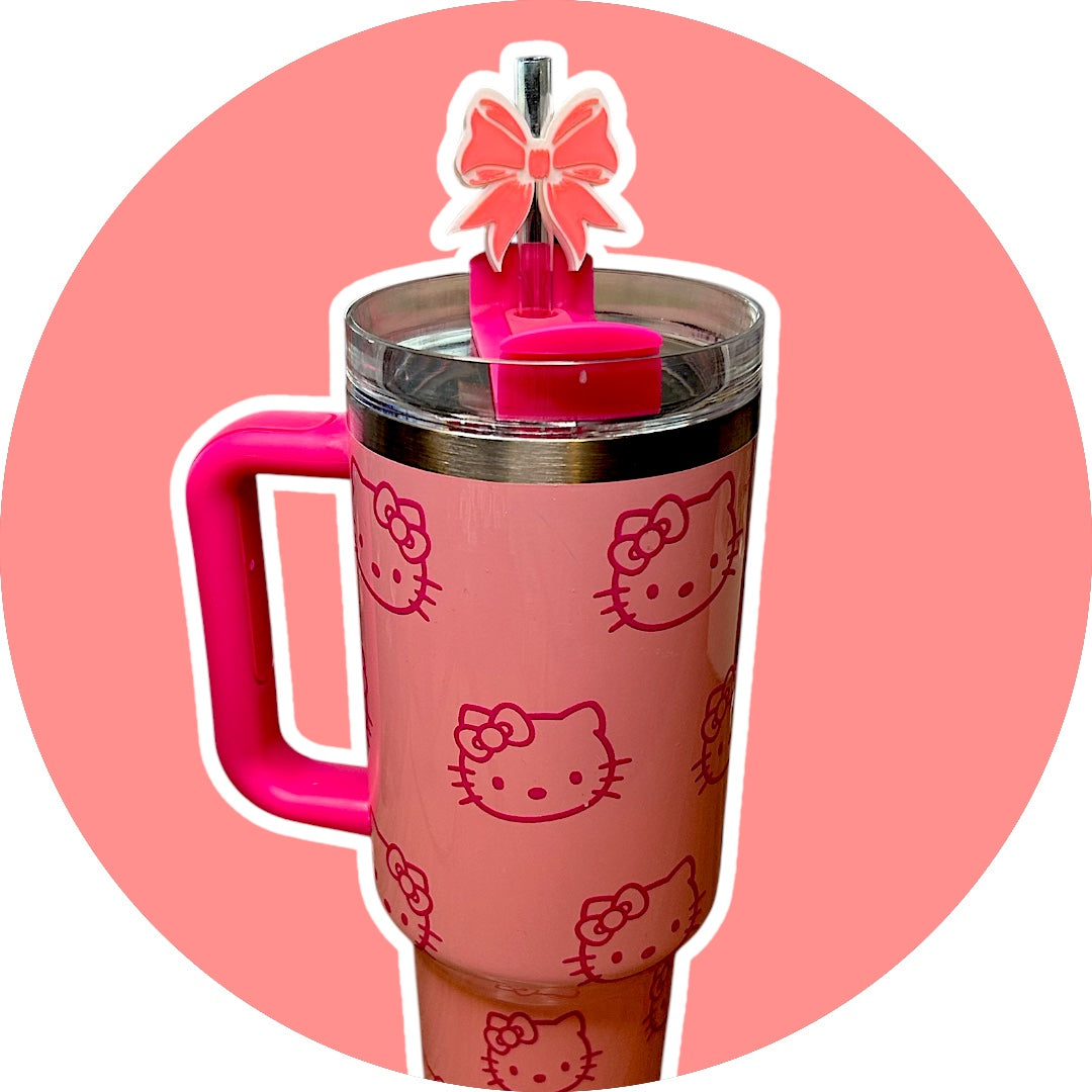 Bow Straw Charm
