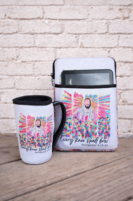 Every Knee Shall Bow Coffee/Drink Sleeves (Handle)