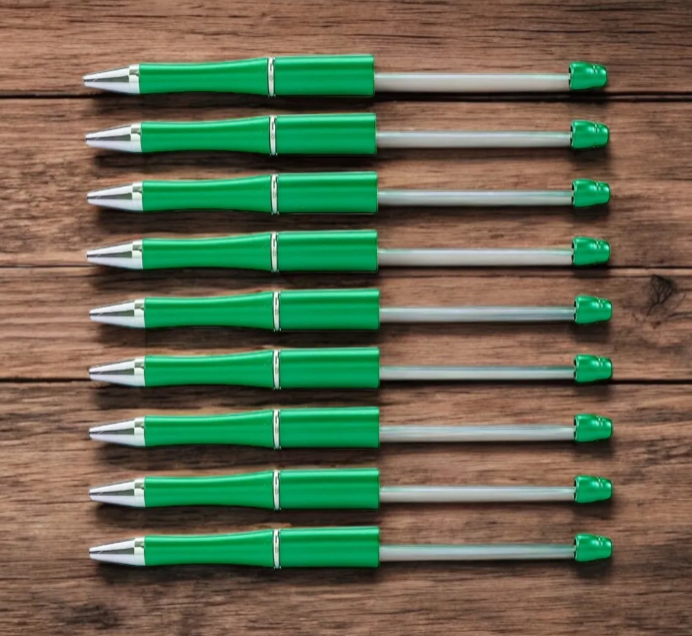 Christmas Green Beadable Pen