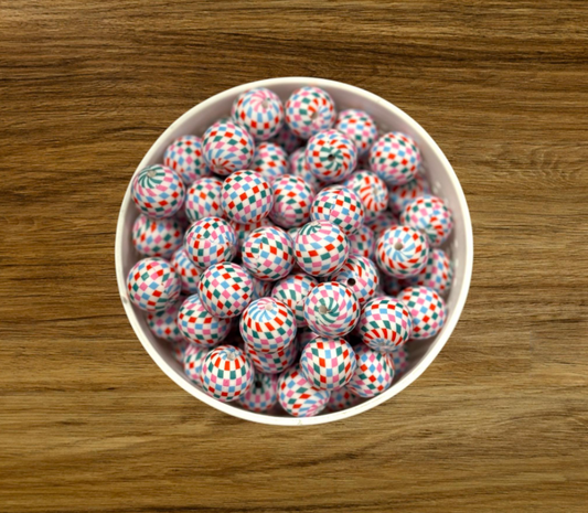 15mm Colorful Checkered (5 Pack)