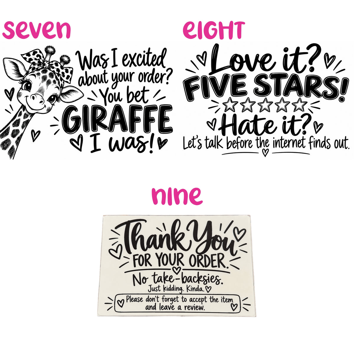 Packaging Stickers