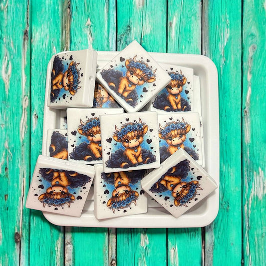 Bonita Blue Highland Cow