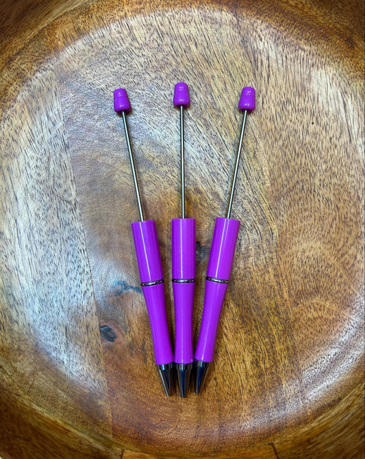 Fuschia Beadable Pen