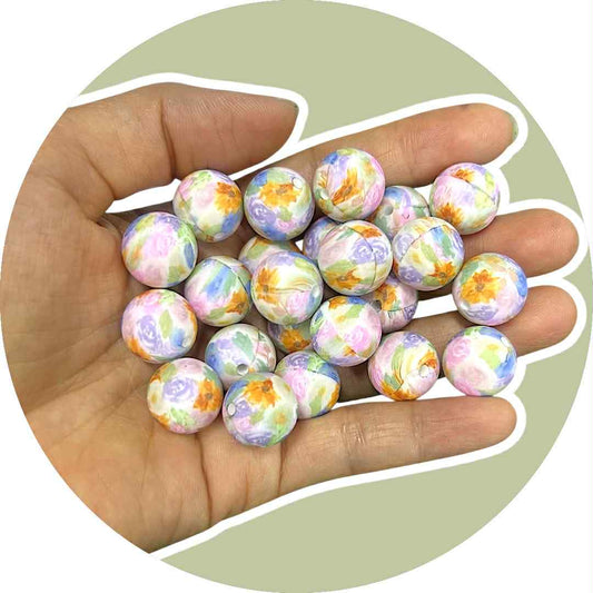 Floral (State) 15mm (5 Pack)