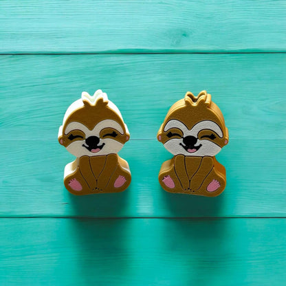 Cheddar the Sloth Straw Charm